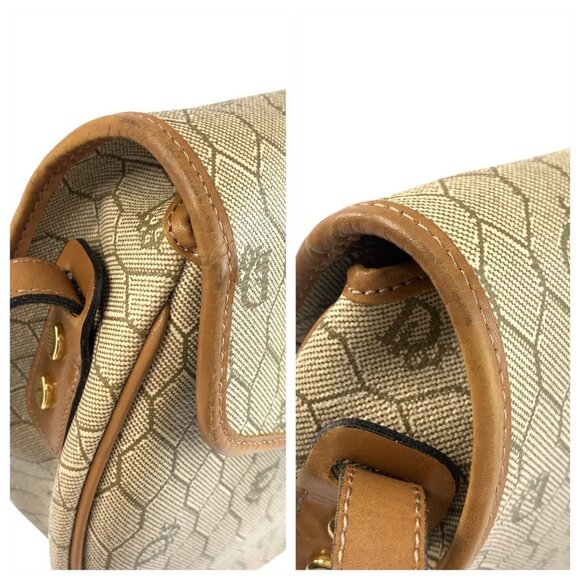 CHRISTIAN DIOR Vintage Brown Leather Shoulder Bag - Picture 6 of 10